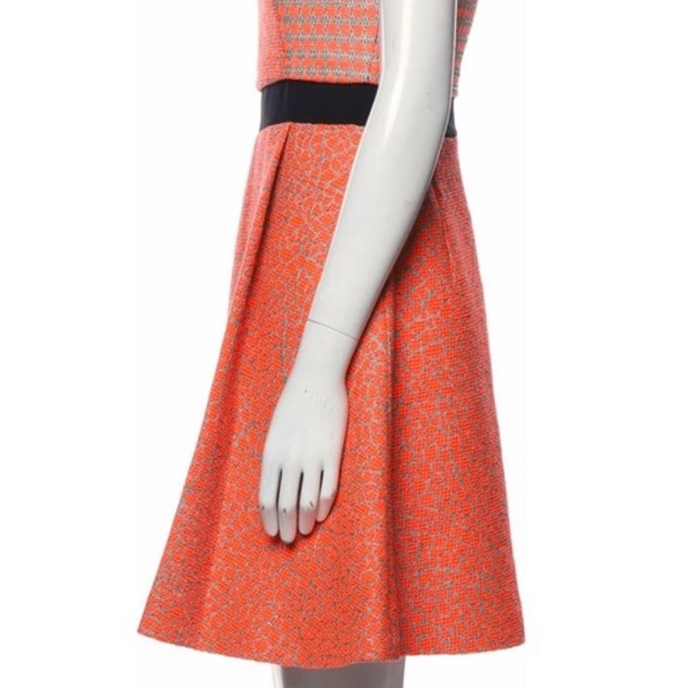 Ted Baker Qiara Tweed Jacquard Pattern Dress Size 4 - Picture 2 of 10
